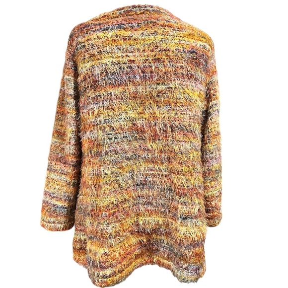 Ali Miles Eyelash Pullover Soft Knit Tunic Sweater 3/4 Sleeves Size Medium EC - Picture 3 of 7